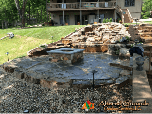 Fire Pit - Lakeside Makeover 11