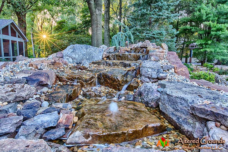 Custom Water Features With Backyard Waterscapes